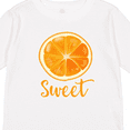 thumbnail image 4 of Inktastic Sweet Orange Boys or Girls Long Sleeve Toddler T-Shirt, 4 of 5