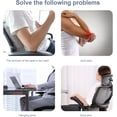 thumbnail image 3 of Arm Rest Cushion - Ergonomic Armrest Pads | Comfy Gaming Chair Arm Rest Covers | Adjustable Straps, Chair Elbow Pads, Elbow Support Cushion for Computer | Officë Chair Arm Pads for Elbow Pąin Relief, 3 of 7