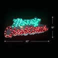 thumbnail image 5 of Northlight 42" LED Lighted Holographic Merry Christmas Outdoor Sign Decoration, 5 of 9