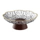 thumbnail image 2 of Cuenco decorativo con pedestal, cesta para frutas, organizador de contenedores, pedestal extraíble, soporte para alimentos y verduras, bandeja de Claro, 2 of 8