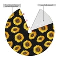 thumbnail image 2 of Lsque Sunflower (2) Print Christmas Tree Skirt, Tree Skirt with Ties or Velcro, Perfect for Holiday Decorations, Halloween, and New Year-48", 2 of 7
