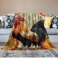 thumbnail image 2 of JEUXUS Rooster Chicken Blanket Rooster Gifts for Girls Boys Chicken Throw Blanket for Couch Sofa Bed Soft Warm Flannel for Kids Adults, 2 of 6