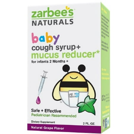Zarbee's Naturals Baby Cough Syrup + Mucus (Best Baby Medicine For Cough)