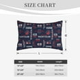 thumbnail image 4 of Logiee Nautical Style Sailboat Print Pillow Case,Throw Pillow Covers, Double Sided Plush Cushion Cover for Couch Sofa Bed, Only Pillowcase-16"x24", 4 of 6
