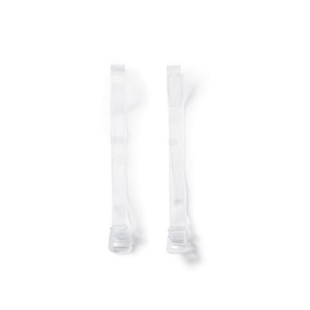 Women's Pure Style Girlfriends 88399 Haute Strap Clear Bra Strap Converter - 2 Pack (Clear O/S)