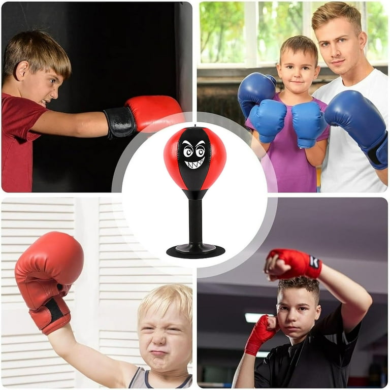 Desktop Punching Bag With Suction Base – Speed Ball Training For Kids & Adults