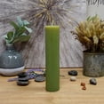 thumbnail image 2 of 2 x 9 Bougie Pilier Vert Sauge, 2 of 3