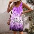 thumbnail image 2 of Summer Dress for Women,Dress for Women,Womens Summer Fashion Printing Pocket Sleeveless V-Neck Dress,Womens Summer Dress,Womens Summer Dress, 2 of 5