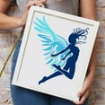 thumbnail image 6 of Woman with Wings Flying Painting Stencil 11.8x11.8 inch Woman with Wings Painting Template Flying Angel Stencil Character Theme Craft Stencil for DIY Painting on Wall Wood Furniture, 6 of 7