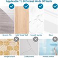 thumbnail image 5 of Jabonera con ventosa, sin perforaciones y reutilizable, instalación en un segundo, carga de 5 kg para azulejos de pared de ducha de baño, color blanco, 5 of 5