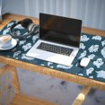 thumbnail image 3 of Long Mouse Pads for Desk,Smiling Ghosts Halloween Pattern Desk Mats on Top Of Desks, Desk Mouse Pad Extra Large with 3mm Non-Slip Base and Stitched Edge for Gaming,Office,Work,Home 35.4x15.7in, 3 of 5