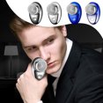 thumbnail image 1 of Men's Pocket Shaver, Compact Electric Razor, Usb Rechargeable, Travel Grooming Kit,for Teens,YISHFHP,Black, 1 of 9