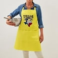 thumbnail image 4 of CafePress - Bull Skull Born Texas - Kitchen Apron with Pockets, Grilling Apron, Baking Apron, 4 of 5