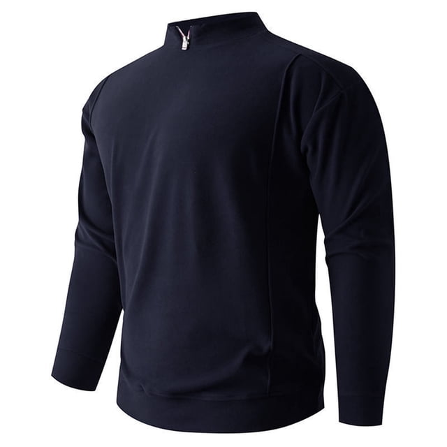 pstuiky mangas largas para hombre, Suéter de punto cálido de color sólido de moda informal para hombre, manga larga, top redondo top de hombre xxl
