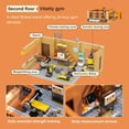 thumbnail image 4 of Kit de construcción PANTASY European Bakery con gimnasio y sky garden, 2663 piezas, 4 of 7