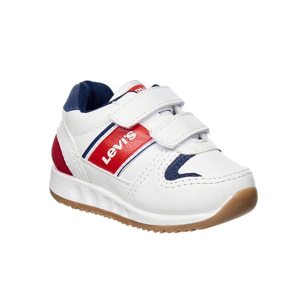 Tenis Para Niños Levi's Con Velcro Color Blanco Casuales blanco 16 Levis 126A7X