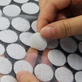 thumbnail image 4 of LYTIVAGEN 500 Pcs Self Adhesive Dots Tapes Sticky Back Coins Dots with Hook and Loop Velcro Round Pads for Home Office School (White), 4 of 7