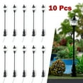 thumbnail image 1 of Lefu 10Pcs N scale 1:160 Model Railway LED Street Light Garden Light Model Lamps DIY, 1 of 8