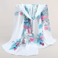 thumbnail image 2 of Summer Scarfs for Women Fashion Jacquard Cotton Parisian Stripe Shawl Soft Beach Towel Scarf, 2 of 2