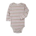 thumbnail image 3 of Baby Kiss Baby Girl Bodysuits, 3-Pack, Long Sleeve, Newborn-9 Months, 3 of 6