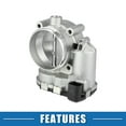 thumbnail image 5 of 1 Pcs Throttle Body for Buick LaCrosse 3.6L V6 - Gas 2005-2008 Replace No.12589056, 5 of 6