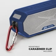 Altec Lansing Hydra Jolt 2.0 Everything Proof Wireless Magnetic Portable Bluetooth Speaker, Periwinkle Blue White, IMW1202-PERIWT