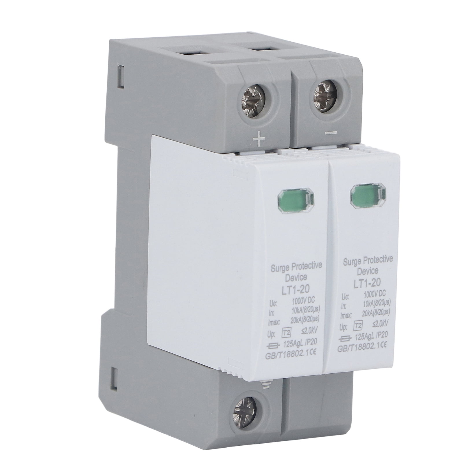 Surge Protection Device,Photovoltaic Surge Protector 10KA Voltage Surge Arrester Device Photovoltaic Surge Protector Class Leading Features