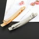 thumbnail image 3 of 4 unids Mujeres Bobby Moda Horquillas Duck Bill CLIP CLIP BARRETTAS Joyas para mujer para mujeres (2pcs Gold, 2pcs Silver), 3 of 4