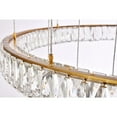 thumbnail image 6 of Elegant Lighting Monroe 40 inch LED seven ring chandelier in gold, 6 of 9