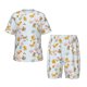 thumbnail image 1 of Balery Squirrel In The Forest Conjunto de Pijama Infantil de Manga Corta con Estampado – Ropa de Dormir de Algodón Suave-XX-Large, 1 of 6