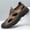 Khaki, variant on New Sandals, Summer Mesh Breathable Driving Hole Shoes, Outdoor Casual Wading Shoes, Baotou Beach Shoes, Men'S Shoes