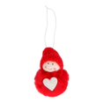 thumbnail image 1 of Colgante creativo KAIYANG muñeco de nieve navideño rojo 8x6x5cm, 1 of 3