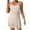 Khaki, variant on Womens Crochet Swimsuit Coverup Sleeveless Bathing Suit Beach Cover up Knit Summer Dress for Women