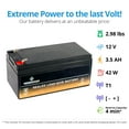 thumbnail image 4 of Chrome Battery 12V (12 Volt) (12 Volt) 3.5Ah SLA Battery replaces Bp3-12 Bp3.6-12 Cf12v2.6 Cfm12v3 Cp1232 - 8pk, 4 of 7