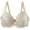 Beige, variant on Fatuov Wireless Bras for Women Plus Size Full Coverage Spaghetti Straps Push-Up Bralettes for Workout Sexy Breathable Summer Bras 44B, Beige