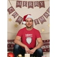 thumbnail image 2 of Merry Christmas Quote Santa's Beard Men Red T-Shirt, Male x-Large, 2 of 4