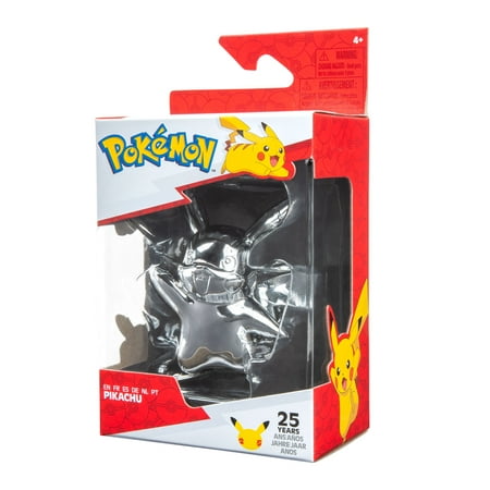 Jazwares - Pokemon Select Battle Figure - Silver Pikachu