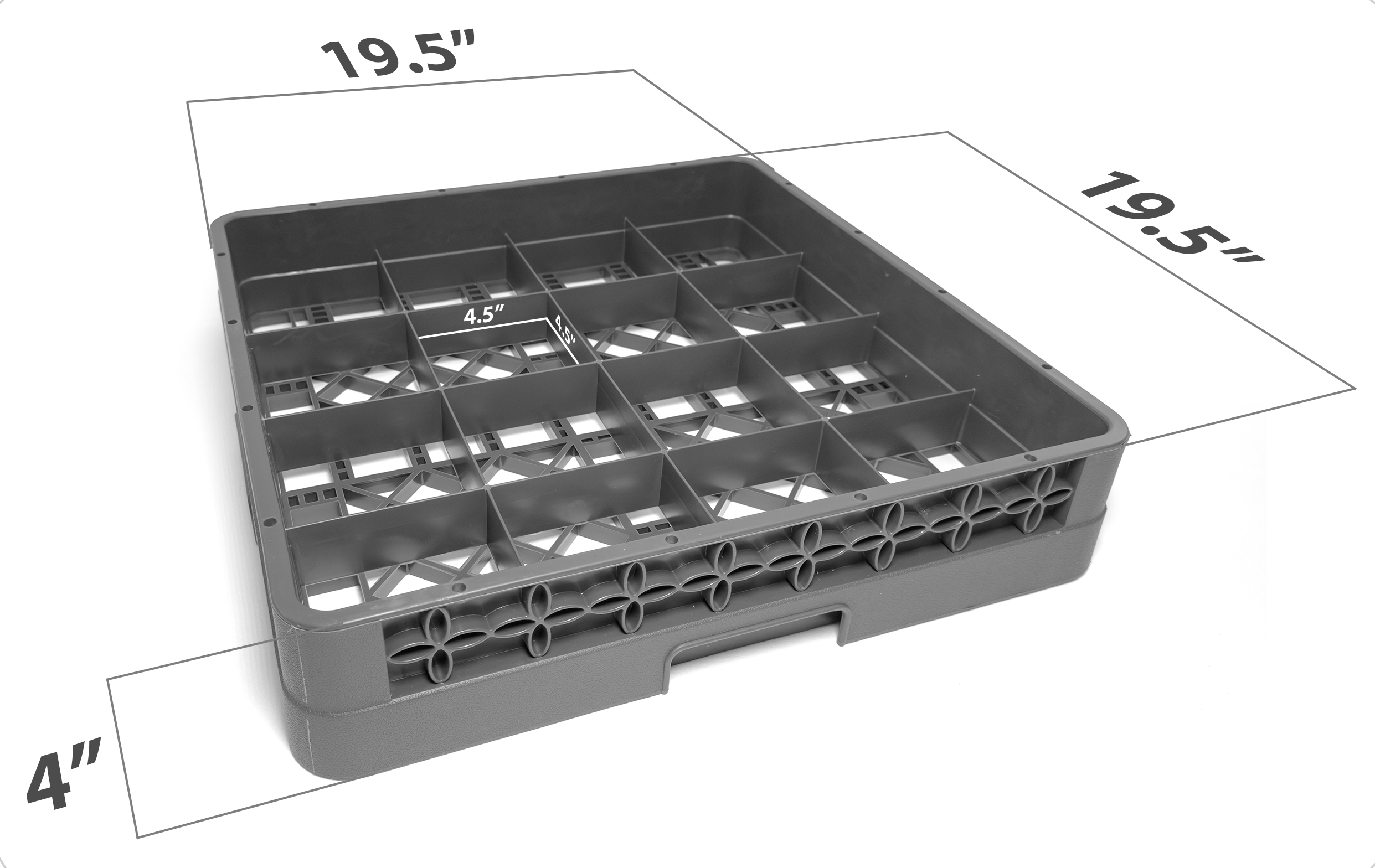 Glass Rack 16 Compartment Commercial Dishwasher Glass Rack.