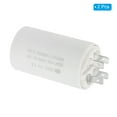 thumbnail image 3 of CBB60 20uF Running Capacitor,2pack AC250V 4 pins 50/60Hz Cylinder 1.52 x  2.54inch, 3 of 5