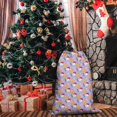 thumbnail image 4 of Christmas Sack – 28" X 20" Canvas Gift Bag with Drawstring, Full Print Polyester Santa Sack, Durable Reusable Xmas Gift Bag for Holiday, Party & Storage, 4 of 5