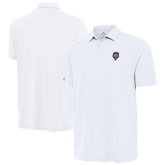 Men's Antigua White New Mexico Lobos Era Polo