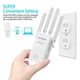 thumbnail image 4 of Repetidor extensor de rango WiFi, PIX-LINK amplificador de señal inalámbrico repetidor WiFi de 2,4 GHz y 300 Mbps, amplificador de señal extensor WiFi de cobertura completa de 360 grados, 4 of 5