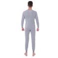 thumbnail image 4 of Oucaili Conjunto de calzoncillos largos para hombre, trajes de parte superior e inferior de manga, ropa interior térmica cálida de invierno, hogar grueso, 4 of 4