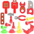 thumbnail image 4 of 20PCS Kids Tool Kit Educational Kids Toolbox Toys Construction Tool Kit for Kids, 4 of 9