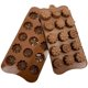 thumbnail image 2 of Paquete de 2 moldes de silicona para chocolate, 30 piezas de moldes para dulces con forma de flor, molde para chocolate, bomba de grasa Keto y mantequilla de maní Girasol Rosa Crisantemo Dais. Afortunado Sencillez, 2 of 4