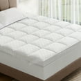 thumbnail image 5 of CONCETTA Twin Mattress Topper, 75 x 39 in, 5D Snow Down Alternative Overfilled Plush Pillow Top with 8-21 in Deep Pocket Mattress Cover, 5 of 6