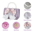 thumbnail image 6 of URSOFINE Bow & Pearl Mini Handbag - Crossbody Purse with Detachable Chain for Parties & Daily Use, 6 of 8
