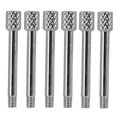thumbnail image 2 of xinxixnxx 6pcs Brass Electric Guitar Tremolo Bridge Saddle Screws Clamp String Silver 1Set, 2 of 6