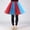 Red, variant on Skirts for Women Skirt Women's Flowy Mesh Tutu Skirt For Casual Performance Play Layered Skirt With Print Spring Summer Fashion Sky Blue L
