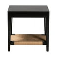 thumbnail image 3 of Baxton Studio Freya Modern Bohemian Black Finished Bayur Wood End Table, 3 of 6